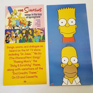 THE SIMPSONS Songs In The Key Of Springfield POSTER Set Of 2 Promo Only Display